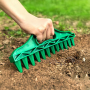 Garden Seed Seeder Durable Plastic Hand Dibbler Garden Seeder Tool 12-Hole Fast Seeding Waterproof Planting Aid Garden Tools