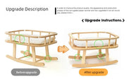 Cat bed, wooden pet hammock, suitable for all seasons, summer, cat swing, simple large rocking bed, cat supplies