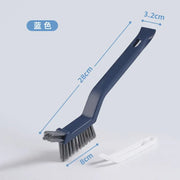 Effective Cleaning Brush for Corners and Gaps - 2-in-1 Multipurpose Bathroom and Floor Tiles Cleaning Brush