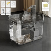 Cat Water Fountain Auto Filter Transparent Cat Drinker USB Anti-Dry Burning Recirculate Filtering Water Dispenser with Pump