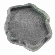 Reptile Feeder ABS Resin Imitation Rock Design Food and Water Dish Feeder Bowl for Tortoise Lizard