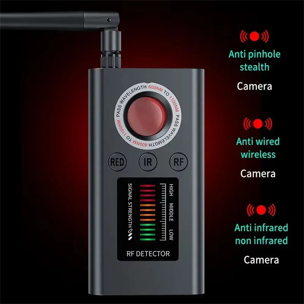 Hidden Camera Detector Anti Spy Gadgets Professional Wireless Signal Car GPS Infrared Mini Camera Wiretapping Bug Search Devices