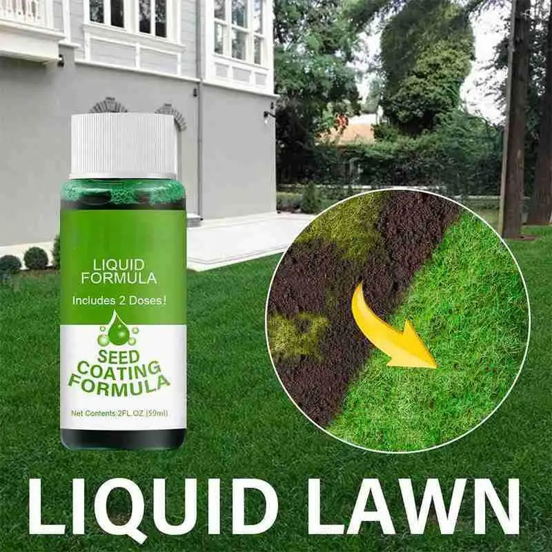 Garden Hydro Mousse Liquid Green Grass Lawn Spray Turf Seed Growthboosting Garden Care Tool Damaged Lawn Repair Liquid Accessory
