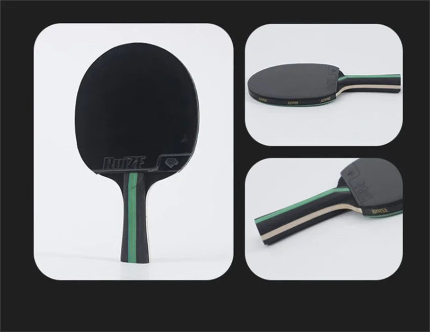 Professional Table Tennis Racket High Elasticity Single And Double Exercise Training Competition Racket For Beginers