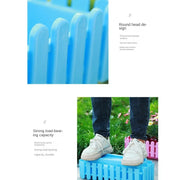 Fence Garden Fence Rectangular Plastic Strip Vegetable and Flower Slot Extra Large Thickened Resin Hydrophilic Fence Basin
