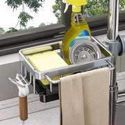 Kitchen Sink Faucet Storage Rack Dishwasher Vegetable Sink Supplies Household Drain Basket For Bathroom Gadget