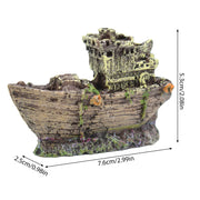 Fish Tank Artificial Bridge Resin Landscape Decoration Bridge Aquarium Equipment Accessories Ornament Cave Aquatic Pet Fish