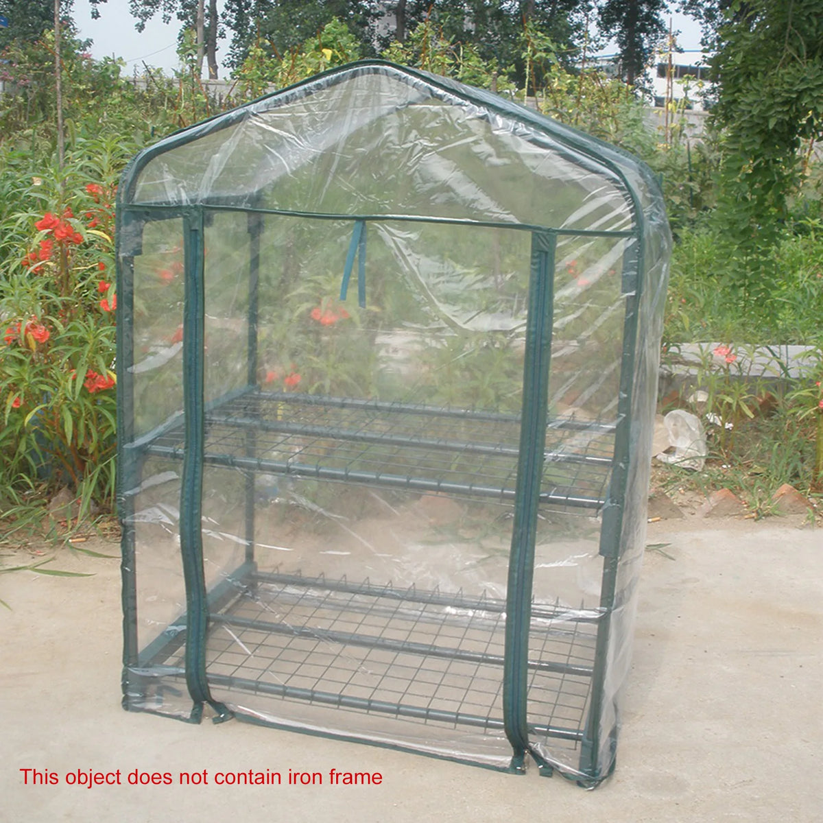 Mini Portable Garden Green House Warm Greenhouse Flower Plants Gardening Outdoor Without Stand Warm Garden House Warm Greenhouse