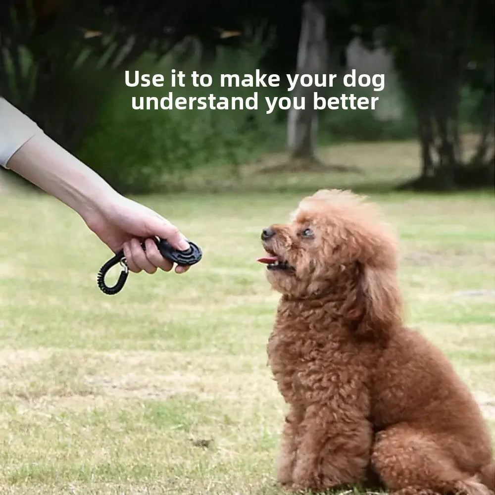 Dog Training Products High Quality Plastic Dog Clicker Sound Stop Barking Training Whistle Training Pet Clicker Tools For Dogs