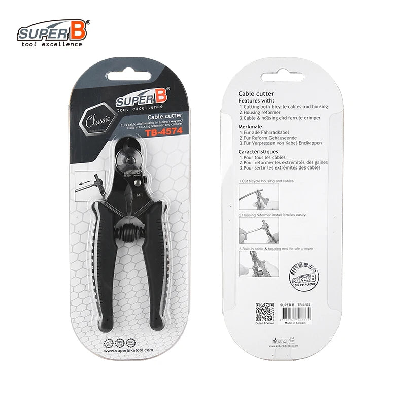 Super B Cable Cutter Pliers Professional Bike Tools Wire Breaker MTB Cycling Tool Line Clamp Repair Bicycle Accessories