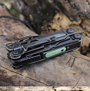 2025 New BHBT 19 in 1 Multi Tool Pliers with Damascus Blade Hoxagon Wrench Folding EDC Outdoor Camping Tools Home Repair