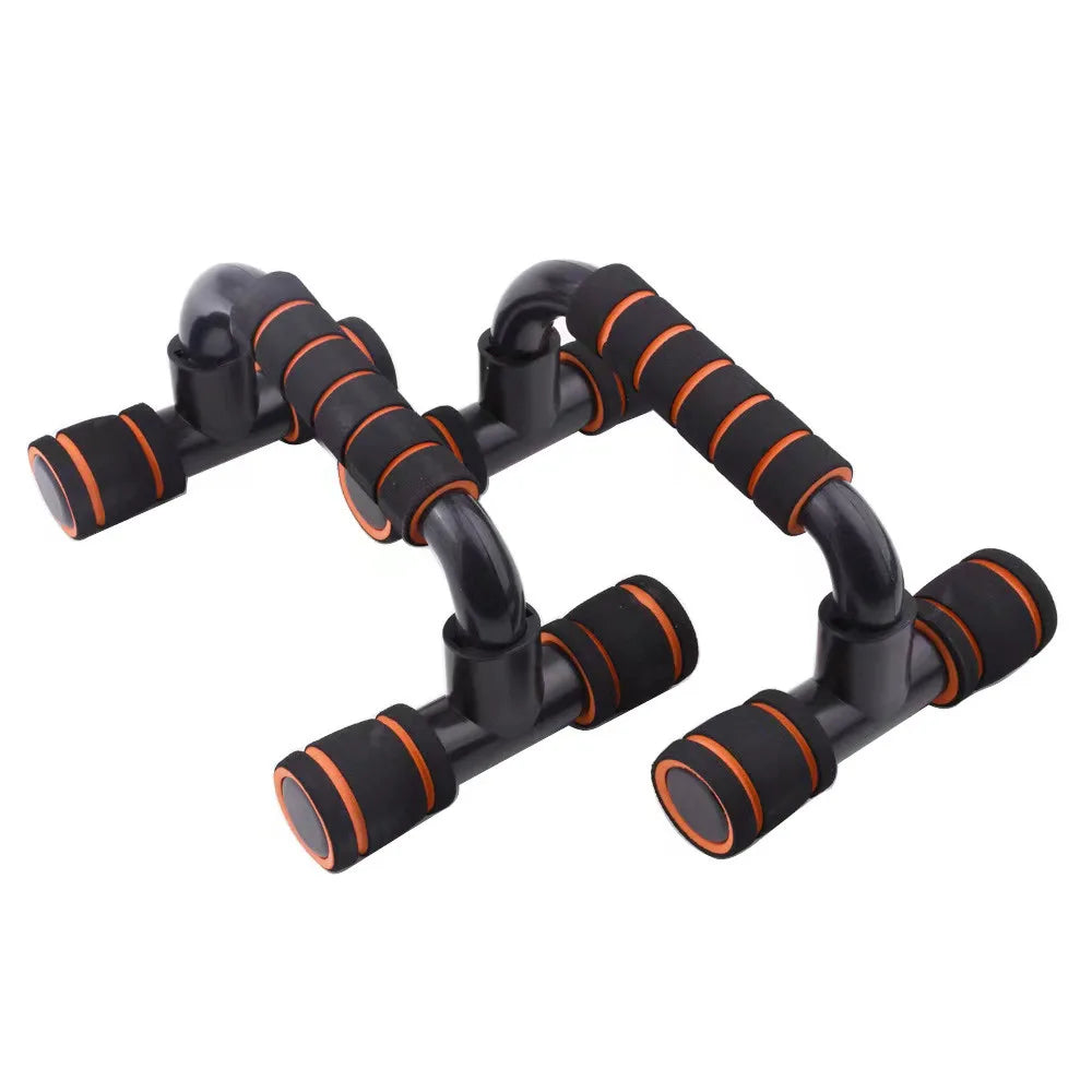 1Pair Portable Muscle Training Fitness Equipment Anti Skid Foam Handle Push Up Support Comfortable Household Fitness Equipment
