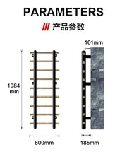 Home Fitness Equipment Indoor Training rib Frame, Climbing and Dance Room, Leg Pressing Stretching, Single Parallel Bar