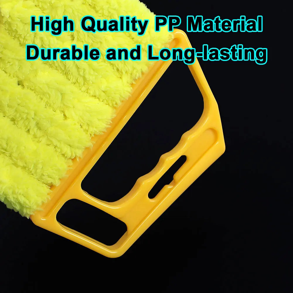 Silicone World Shutter Cleaning Brush Detachable Wash Vent Blinds Cleaner Cloth Air Conditioning Curtain Household Cleaning Tool