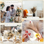 210 Pieces Bohemian Decoration in Dry Pampa Herb Lavender and Rustic Eucalyptus Home Decoration Wedding Room and Table Decor