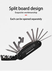 16 in 1 MTB Tools Road Bicycle Allen Wrench Pocket Tools Portable Bicycle Repair Tool set Multifunction Tools