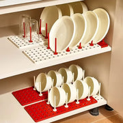Kitchen Organizer Dish Drying Rack Plates Shelf Plastic Holder Dish Rack Sink Draining Bowl Storage Stand Home Accessories