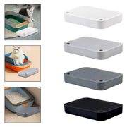 Cat litter box, foot board, stays tidy, detachable, portable, easy to clean,