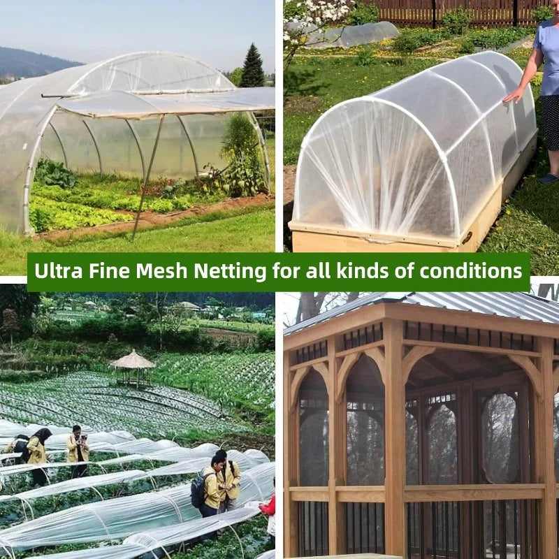 Garden Plant Insect Protection Net Vegetable Flower Fruit Protects Cover Network Greenhouse Net Pest Control Anti-Bird Supplies