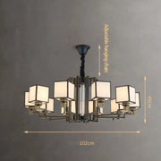 Living Room Light New Dining Room Light Bedroom Light Retro Home Lighting Fixtures Ceiling Chandelier Led Light Decoration Home