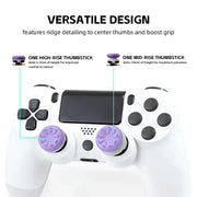 2Pcs Hand Grip Extenders Caps for PS4 Game Controller Gamepad Thumb Stick Grips High/Low Rise Covers For PS4 5,Xbox