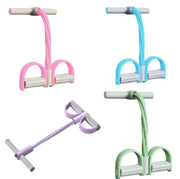 Fitness Gum 4 Tube Resistance Bands Latex Pedal Exerciser Sit-up Pull Rope Expander Elastic Bands Yoga equipment Pilates Workout