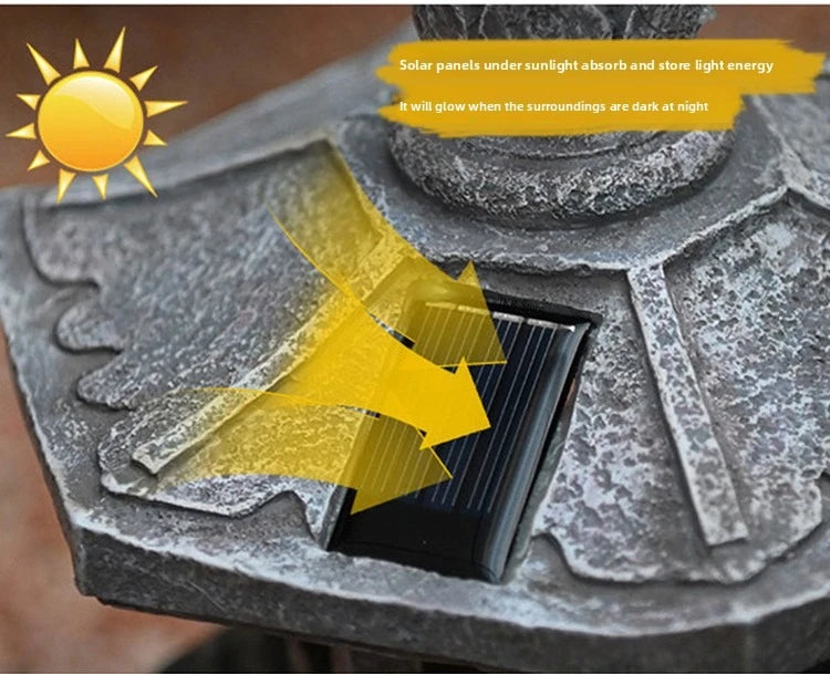 Garden Sculpture Yard & Garden Decors Outdoor Gardens Decoration Solar Powered Lamp Accessories Decorations Decor Supplies Home