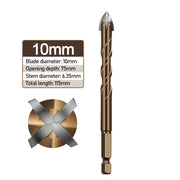 Masonry Concrete Drill Bits For Glass Ceramic Tile Brick Plastic Wood Mason Hard Alloy Wall Hole Opener Hex Shank 3mm To 12mm
