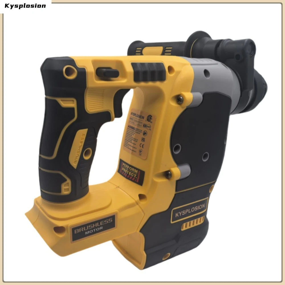 Brushless 20V power tool cordless Electric Rotary Hammer drill tools for fast drilling in concrete For Dewalt 20V battery