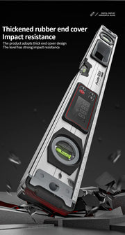 20-50cm Digital Spirit Level and Protractor Magnetic Spirit Level Bubble Level Aluminum Alloy Body Smart Level with Carrying Bag