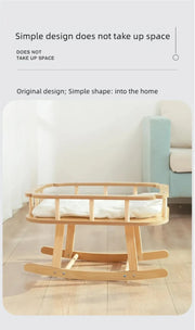 Cat bed, wooden pet hammock, suitable for all seasons, summer, cat swing, simple large rocking bed, cat supplies