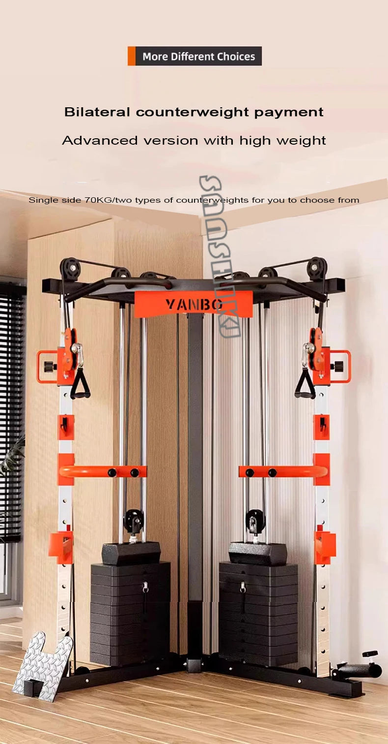 Multifunctional Squatting Frame, Gantry Frame, Household Fitness Equipment, Small Bird Comprehensive Trainer, New