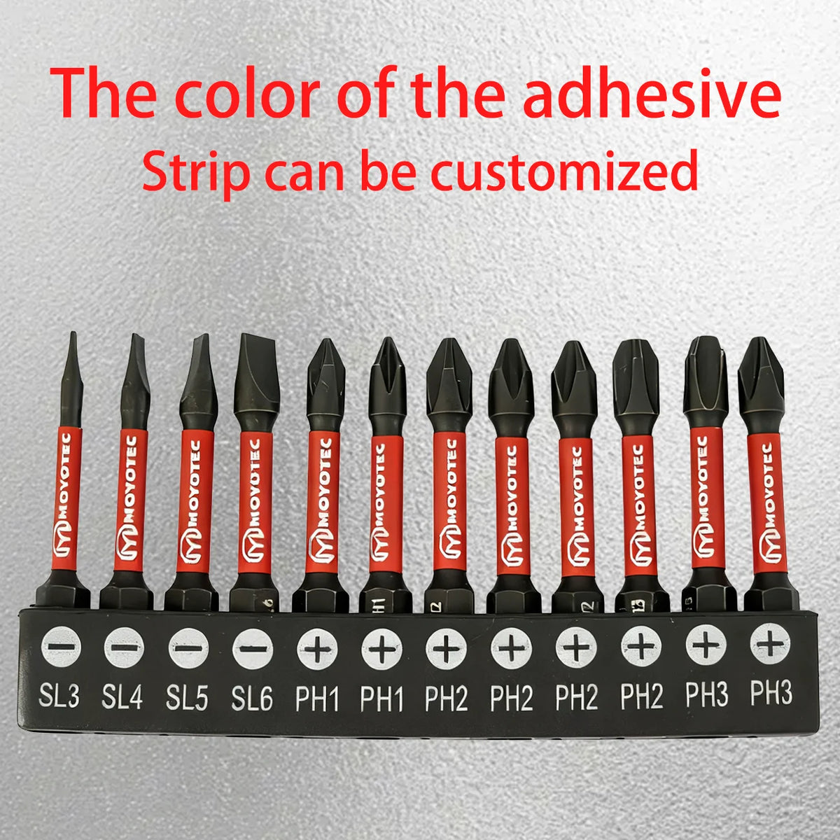 24 Pcs 25/50mm S2 Industrial Steel, Rust-Resistant, Impact-Resistant, Flathead and Phillips Screwdriver Set with Base, Complete Range of Models, with Hook, Easy to Carry