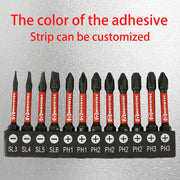 24 Pcs 25/50mm S2 Industrial Steel, Rust-Resistant, Impact-Resistant, Flathead and Phillips Screwdriver Set with Base, Complete Range of Models, with Hook, Easy to Carry