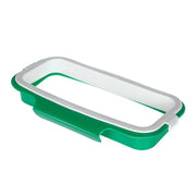 Kitchen Under Sink Garbage Bag Holder Trash Bag Rack Garbage Container Cabinet Door Mount Hooks for Trash Bags Cleaning Cloths