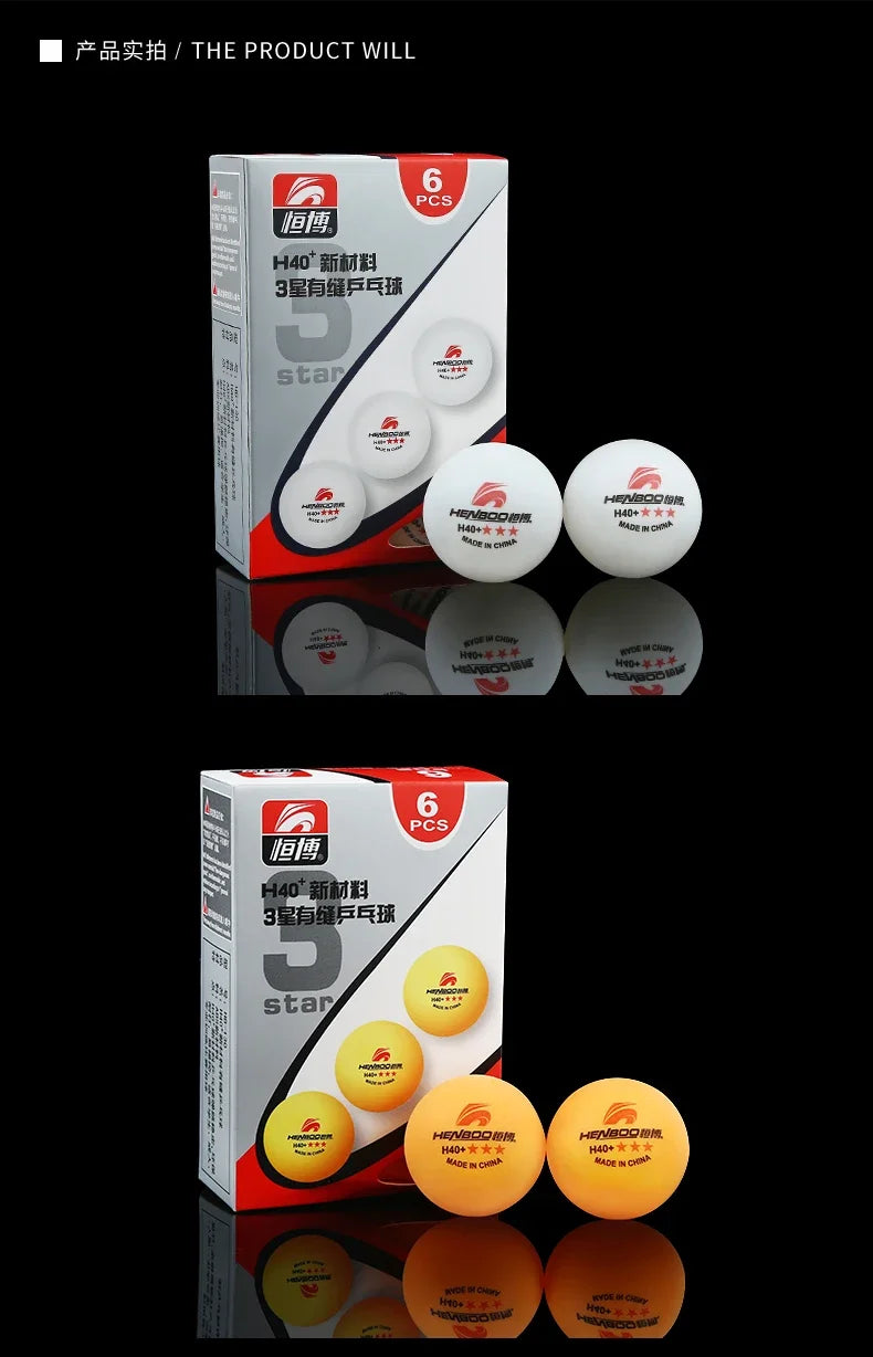 H40+New Material Table Tennis One Star Two Star Three Star Stable Endurance Training Ball