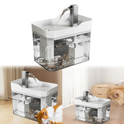 Cat Water Fountain with Quiet Pump Auto Filter USB Anti-Dry Burning Dog Water Dispenser Cat Fountain for Cats Indoor
