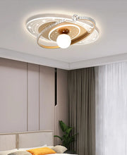 Nordic smart ceiling light home decor led pink blue star ring light  for children‘'s room dimmable luxury boy room decor lights