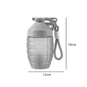600ml Fitness Sport Water Bottle Fashion Simple Shaker Cup Protein Powder Nutritions High-capacity Milkshake Mixing Cup