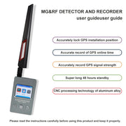 Professional GPS Tracker Finder Anti Spy Hidden Camera Mini Camera Bug Finder Lens GSM Wiretap Sound Signal Spy Devices Detector