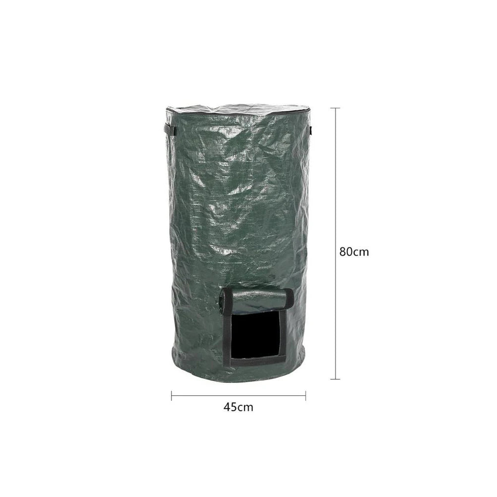 Garden Compost Bag Garbage Can 13.77x23.6in Fine Workmanship Garden Waste Bags Eco Friendly For Courtyard