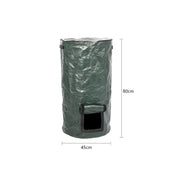 Garden Compost Bag Garbage Can 13.77x23.6in Fine Workmanship Garden Waste Bags Eco Friendly For Courtyard