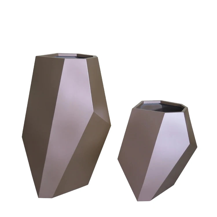 Garden Decoration Flower Pots Galvanized Steel Powder Coated Outdoor Planters Box Manufacturer