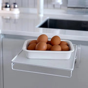 Narrow Kitchen Folding Auxiliary Cooking Table Mini Shelf Dishcloth Hanger Kitchen Assistant Countertop