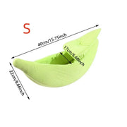 Banana Cat Bed House For Winter Funny Cute Cozy Cat Mat Beds Warm Durable Portable Pet Basket Kennel Dog Cushion Cat Supplies