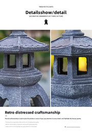 Garden Sculpture Yard & Garden Decors Outdoor Gardens Decoration Solar Powered Lamp Accessories Decorations Decor Supplies Home