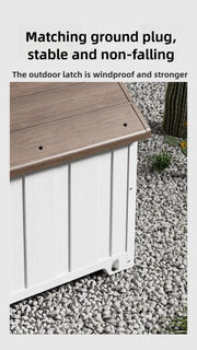 Dog House Outdoor Dogs Kennel Waterproof and Sun-proof Dogs Cage Solid and Firm Dog Accessories Moisture-proof Pet Supplies