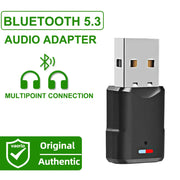 for PS5 PS4 TV Computer Bluetooth Headset Wireless Audio Transmitter Bluetooth 5.3 Audio Adapter Driver-free/Plug and Play