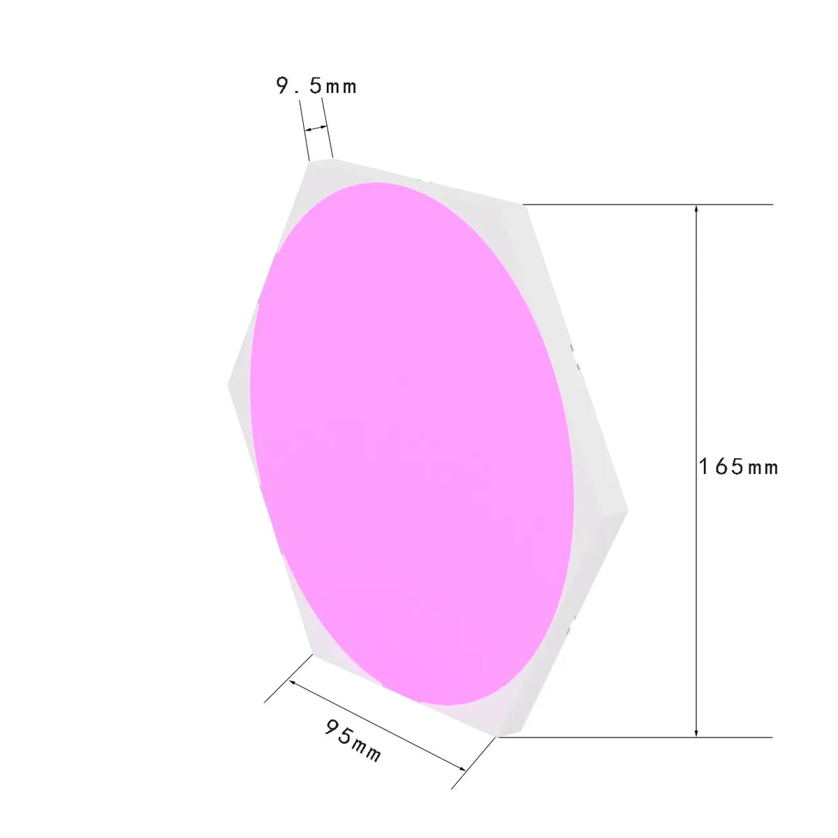 Smart LED RGB Wall Lights APP & Bluetooth Control Hexagonal Quantum Night Lamp Creative Home Decor for Room