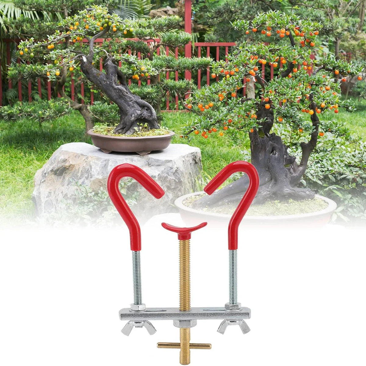 Branch Bender Tool Kit Gardening Bonsai DIY Shaping Tool Tree Trunk Adjuster Plants Shape Steel Modulator Repair Bending Device